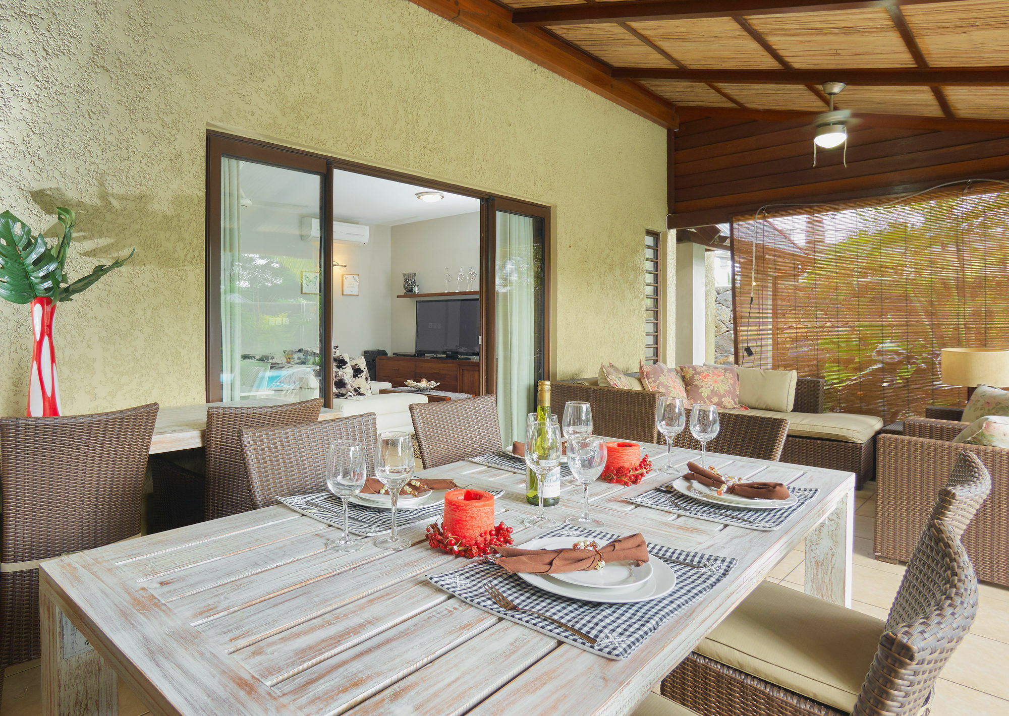 Bel Azur Beach Residence With Lov Trou-aux-Biches Eksteriør bilde