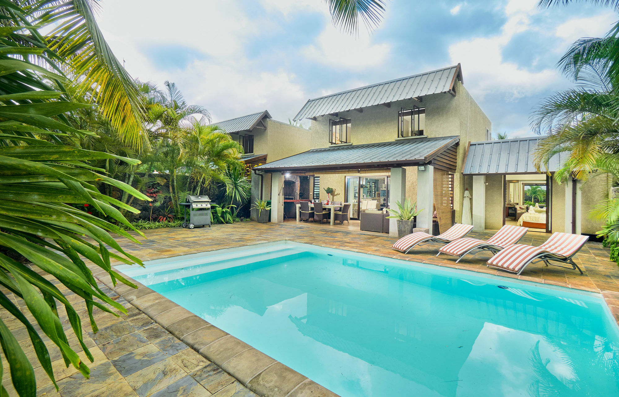 Bel Azur Beach Residence With Lov Trou-aux-Biches Eksteriør bilde