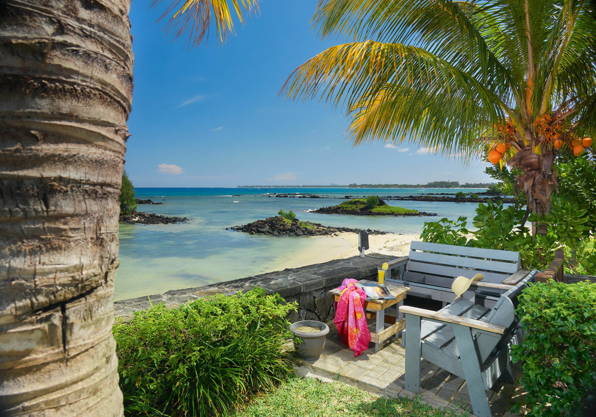 Bel Azur Beach Residence With Lov Trou-aux-Biches Eksteriør bilde